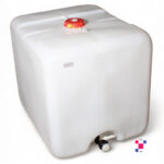 1000 Litre 275 Gallon Reconditioned  IBC Bottle Only with 2" Ball Valve