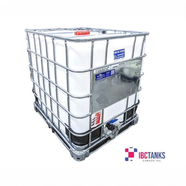 1000 Litre 275 Gallon Reconditioned IBC Tote with 2 Inch Butterfly Valve Camlock/Quick-Connect - Image 1
