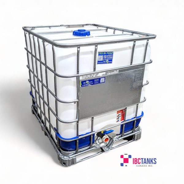 1000 Litre 275 Gallon Reconditioned Ibc Tote 2 Inch Flapbutterfly Valve 600x600