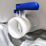 1000 Litre 275 Gallon Reconditioned IBC Tote with 3 Inch Flap/Butterfly Valve - Image 3