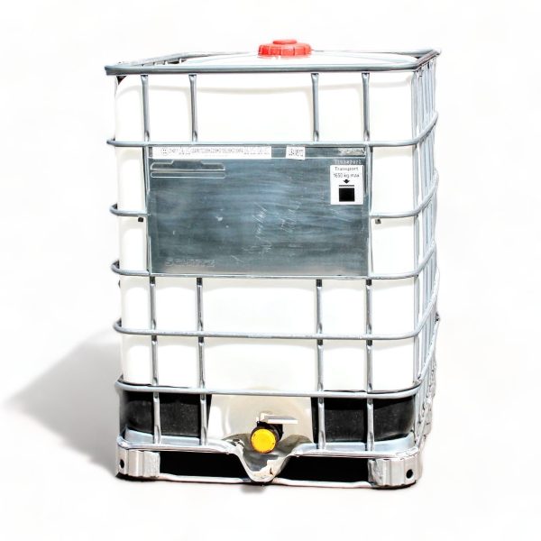 1250 Litre 330 Gallon UN/DOT Rated Rebottled IBC Tote with 2-inch Ball Valve and Camlock Quick-Connect - Image 1