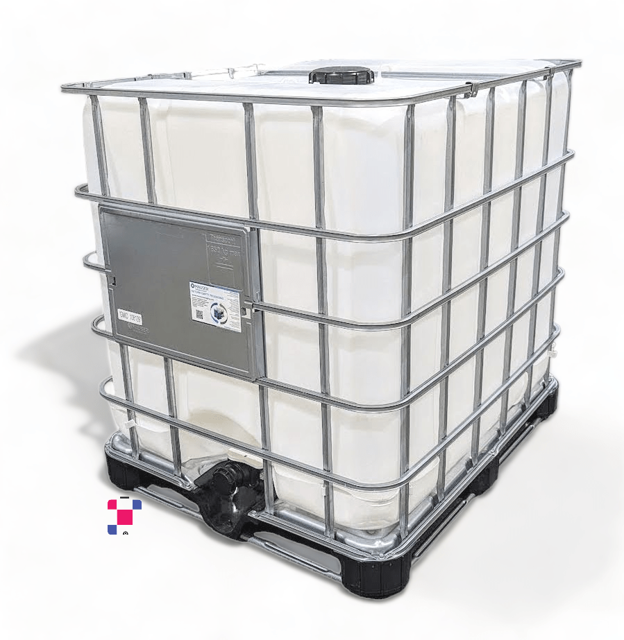 1000 Litre 275 Gallon UN/DOT Rated Rebottled IBC Tote with 2-inch Ball Valve and Camlock Quick-Connect - Image 1