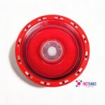6 Inch Red Vented IBC Tank Lid Fill Screw Cap - Image 2