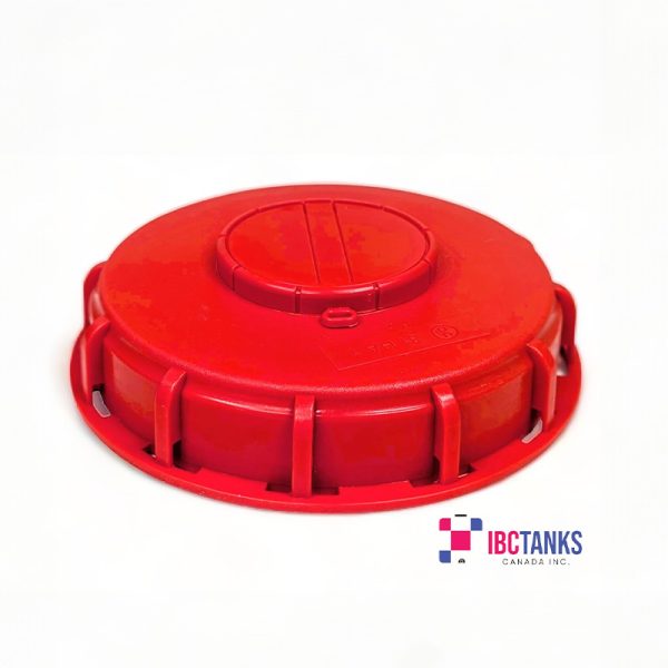 6 Inch Red Vented Ibc Tank Lid Fill Screw Cap 600x600