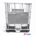 Mauser Reconditioned IBC Tote Cage Only - External Metal Cage and Pallet Assembly