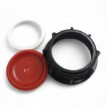 Schutz 2-Inch 3-piece Buttress/Coarse Thread Dust Cover Cap with Seal and Gasket - Black