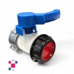 2" Butterfly Valve w/ 2” Buttress Coarse Thread, 62mm Collar and Viton® Gasket