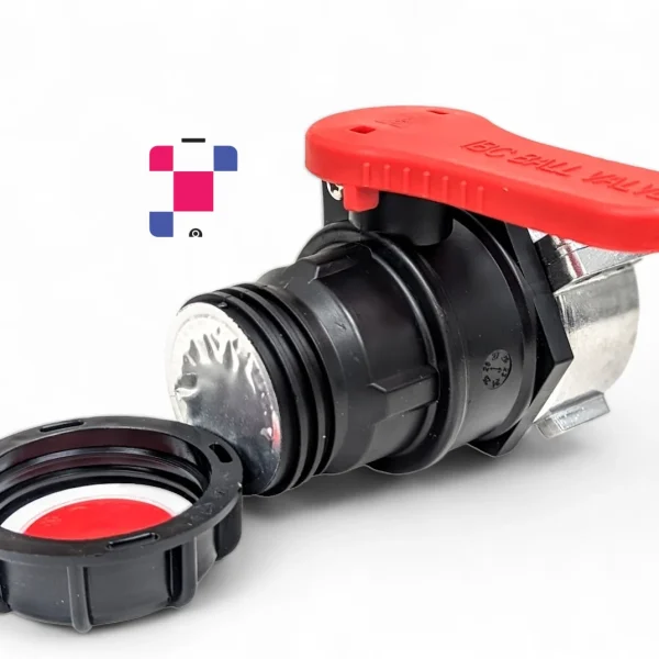 2" Ball Valve w/ 2” Buttress Coarse Thread 75mm Collar and EPDM Gasket - Image 2