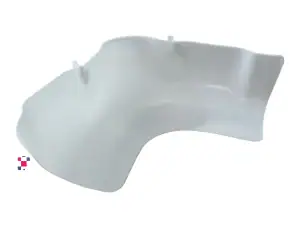 4-Piece Plastic IBC Tote Corner-Guards for Mauser Cages - White - Image 2