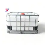 500 Litre 135 Gallon IBC Tote, New 2" Butterfly Valve with Buttress Course Thread, New Bottle and Cage - Image 2