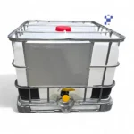 500 litre 135 gallon ibc tote, new 2" ball valve with camlock/quick connect new bottle and cage