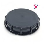 6-inch Black Non-Vented IBC Tank Top Lid Fill Screw Cap