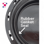 6-inch Black Non-Vented IBC Tank Top Lid Fill Screw Cap - Image 2