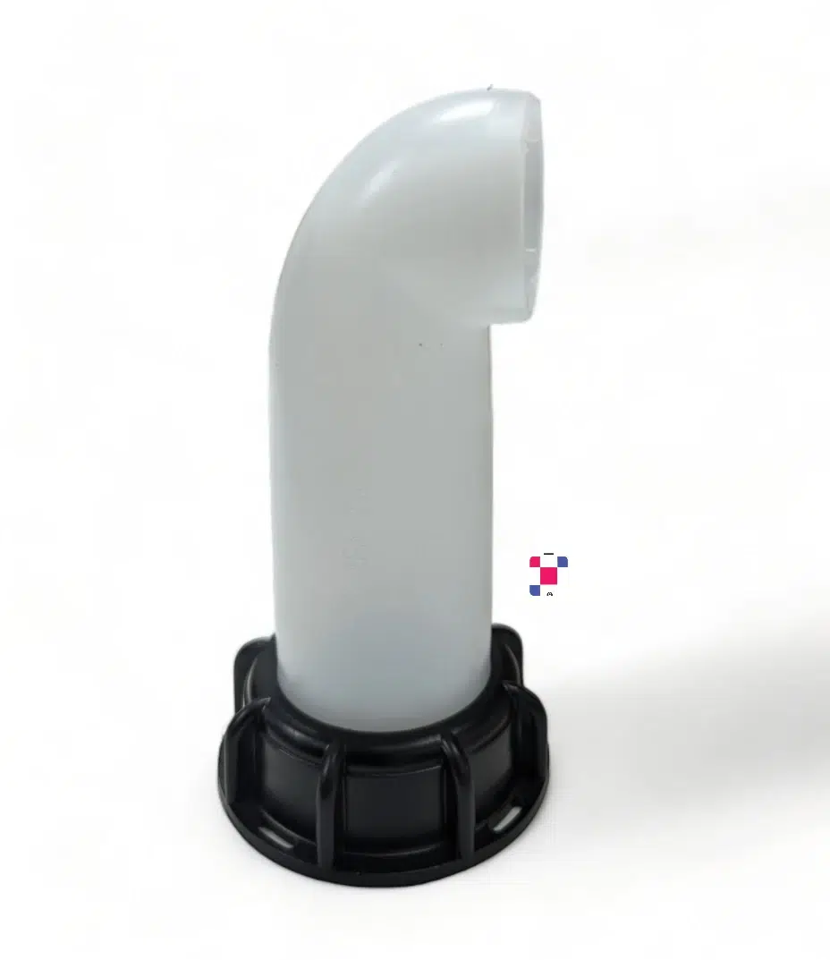 2-Inch Plastic Drain Spout Buttress Coarse Thread Valve Extension Adapter - Image 3