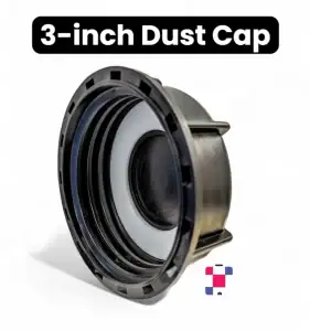 3-inch Buttress Coarse Thread Deep Dust Cap for 3" IBC Tote Valves