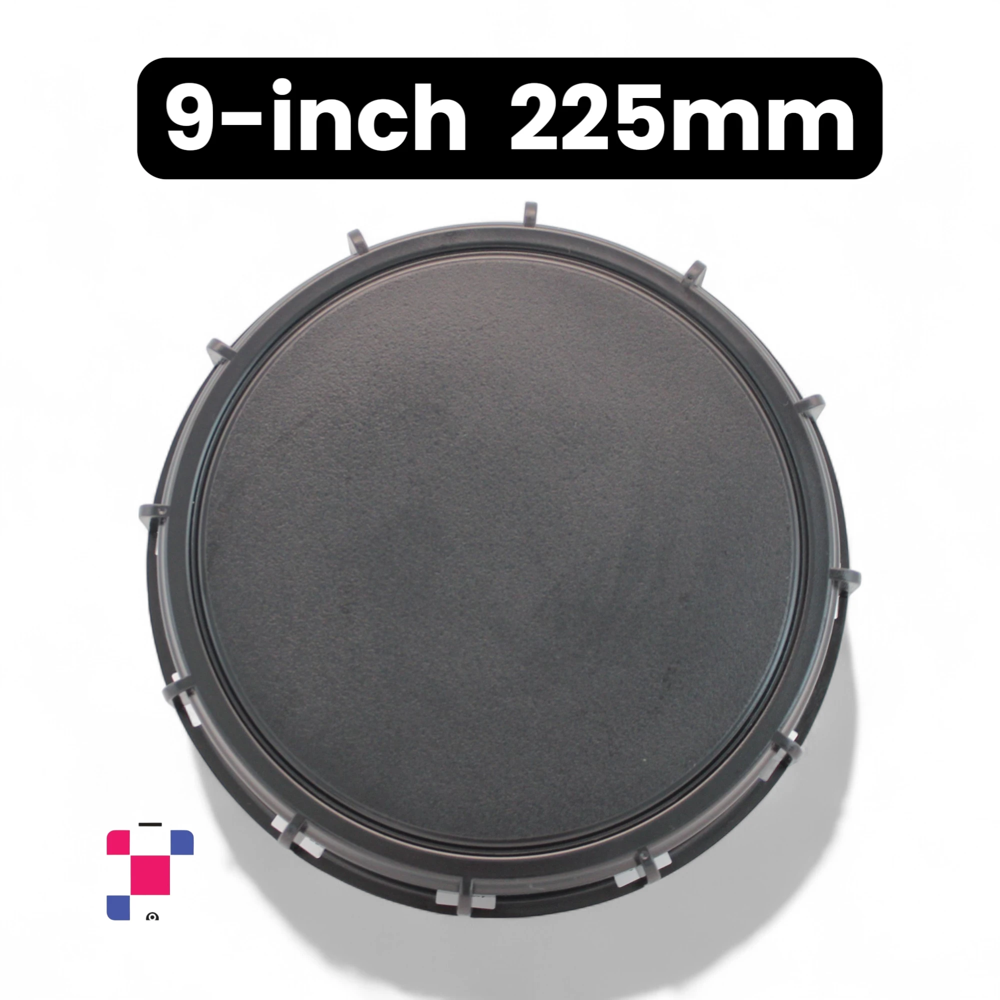 9-inch 225mm Black Non-Vented IBC Tank Lid Fill Screw Cap - Image 1