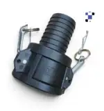 2 inch female camlock c200 to 2 inch male hose barb hose fitting