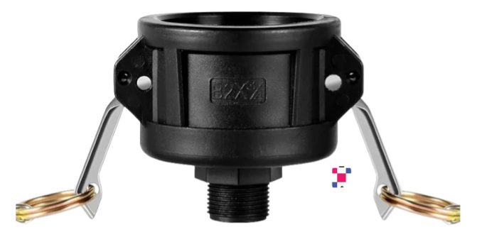2 Inch Female Camlock/Quick-Connect - C200 to 3/4" NPT Pipe Thread Garden Hose Adapter