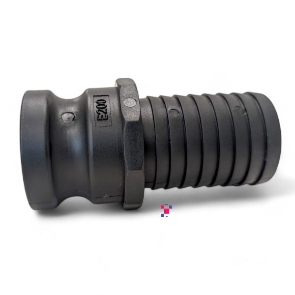 2-inch Male Camlock E200 to 2-inch Male Hose Barb - Hose Fitting - Image 1