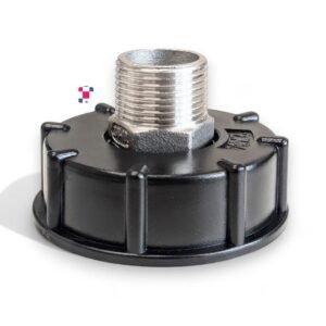 2-inch Female Buttress/Coarse Thread to 3/4-inch Stainless Steel Garden Hose Adapter