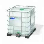 820 Litre 180 Gallon Previous Food Ingredient Reconditioned IBC Tote with 2 Inch Valve