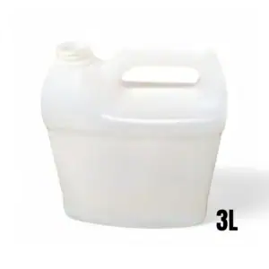 3 litre 100 oz natural f style plastic jug food safe per/pallet price 50 cents each