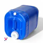 20 Litre - 5.3 Gallon Blue HDPE Plastic Jug - Jerry Can - Reconditioned - Image 2