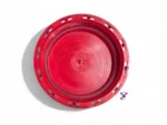 6 Inch Red Non-Vented IBC Tank Lid Fill Screw Cap – Red