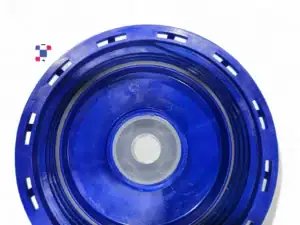 6-inch Blue Vented IBC Tank Lid Fill Screw Cap - UN-Rated - Blue - Image 2