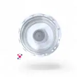 6 Inch White Vented IBC Tank Lid Fill Screw Cap - UN-Rated -White - Image 2