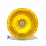 6 Inch Yellow Vented IBC Tank Lid Fill Screw Cap - UN-Rated - Yellow - Image 2