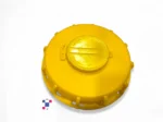 6 Inch Yellow Vented IBC Tank Lid Fill Screw Cap – UN-Rated – Yellow