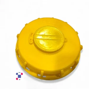 6 Inch Yellow Vented IBC Tank Lid Fill Screw Cap – UN-Rated – Yellow