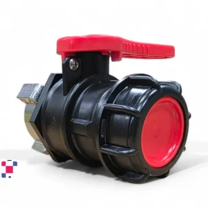 2″ Ball Valve w/ 2” Buttress Coarse Thread, 62mm Metal Collar and Viton® Gasket