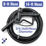 8ft 14 ft gravity feed nozzle kit