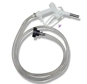 Gravity Feed Delivery Trigger Nozzle And Hose Kit with 8ft Hose and 2-inchButtress Coarse Thread Connector
