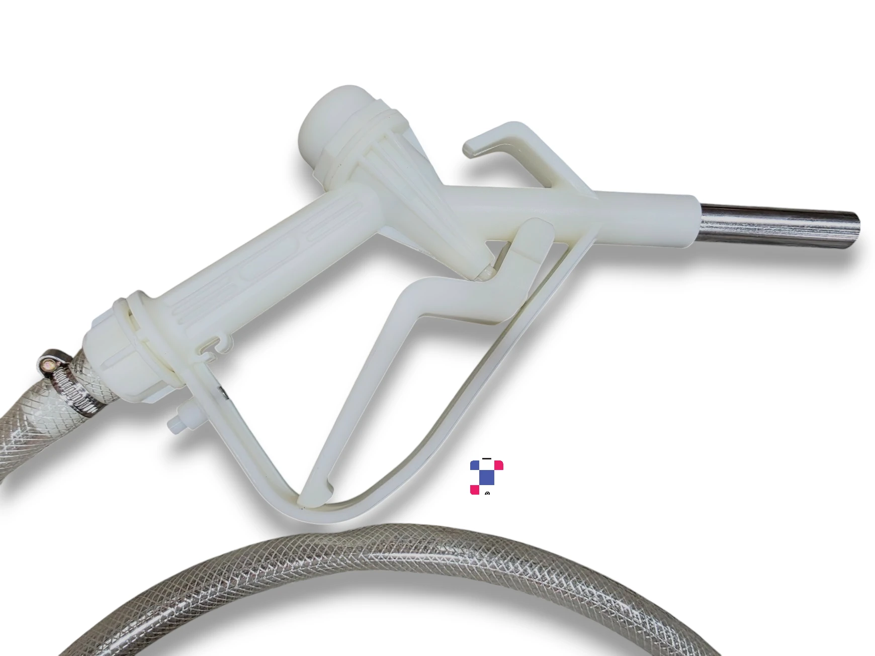Gravity Feed Delivery Trigger Nozzle And Hose Kit with 8ft Hose and 2-inchButtress Coarse Thread Connector - Image 2