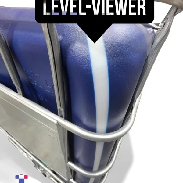 1000 Litre 275 Gallon Reconditioned Blue UV-Light Protection Previous-Food-Use IBC Tote - Image 4