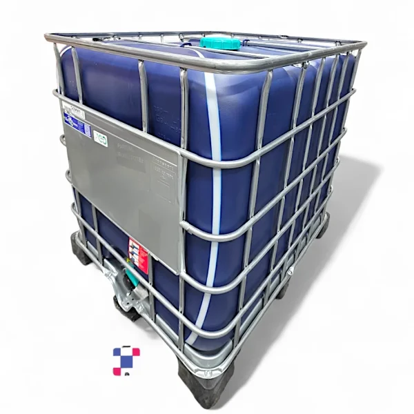 1000 Litre 275 Gallon Reconditioned Blue UV-Light Protection Previous-Food-Use IBC Tote - Image 3