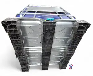 1000 Litre 275 Gallon Reconditioned Blue UV-Light Protection Previous-Food-Use IBC Tote - Image 6