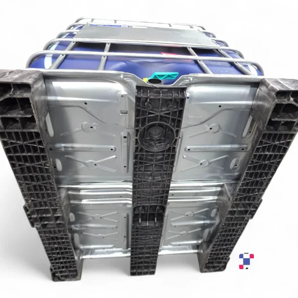 1000 Litre 275 Gallon Reconditioned Blue UV-Light Protection Previous-Food-Use IBC Tote - Image 6