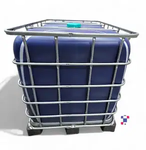 1000 Litre 275 Gallon Reconditioned Blue UV-Light Protection Previous-Food-Use IBC Tote - Image 5