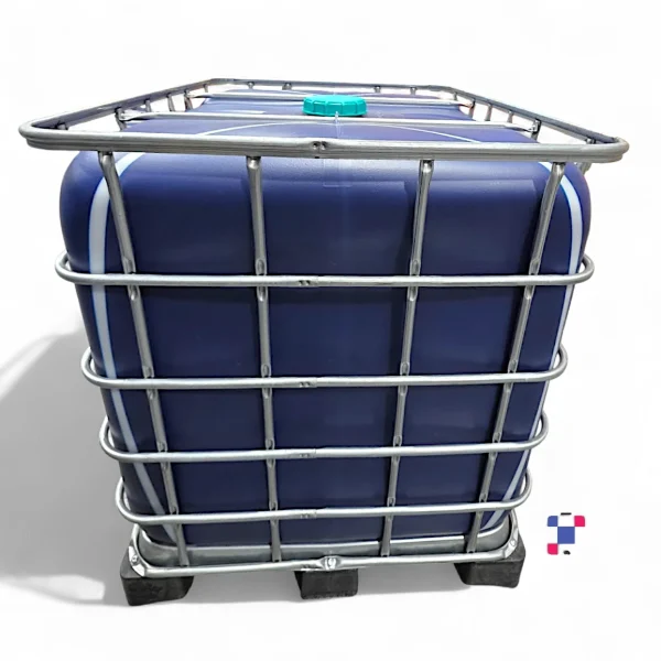 1000 Litre 275 Gallon Reconditioned Blue UV-Light Protection Previous-Food-Use IBC Tote - Image 5
