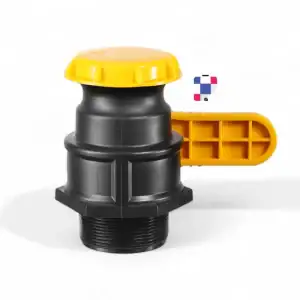 2" male npt valve assembly with ball and 2” camlock/quick connect