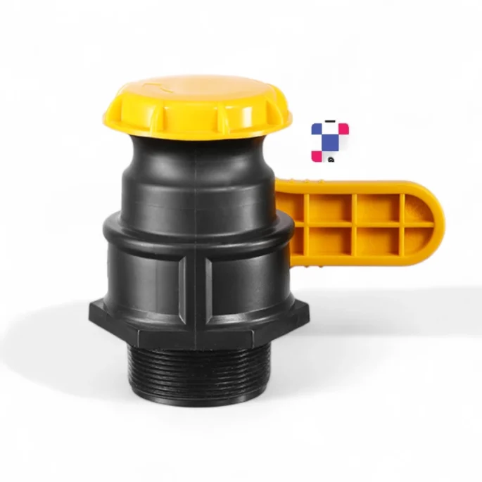 2" male npt valve assembly with ball and 2” camlock/quick connect