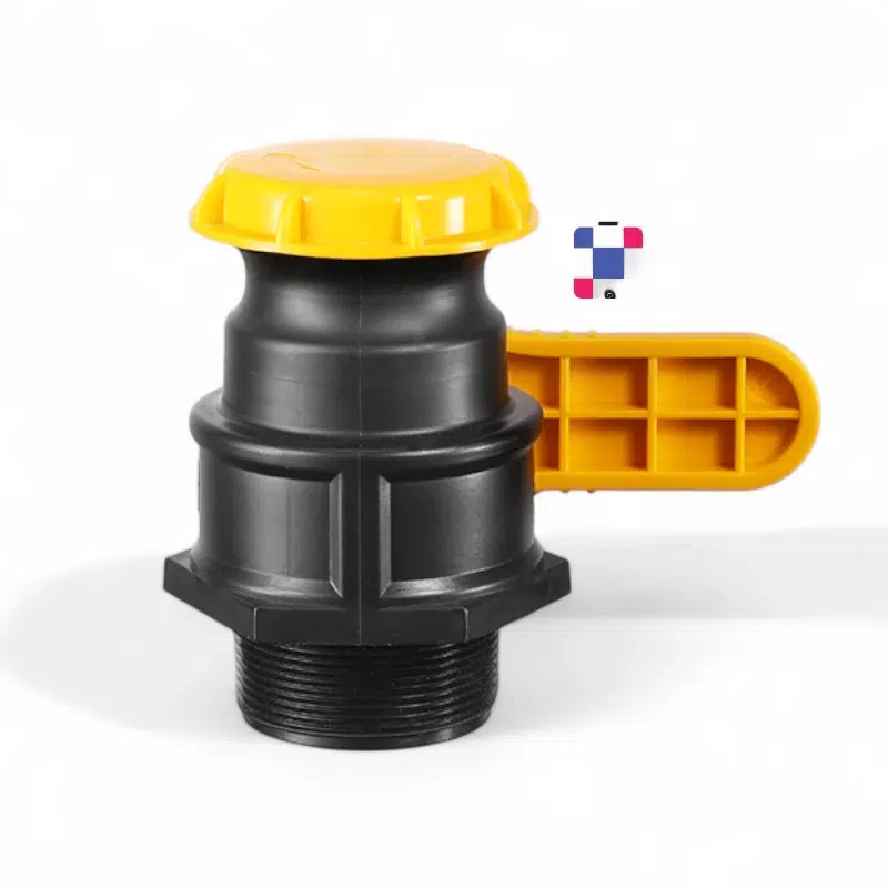 2" male npt valve assembly with ball and 2” camlock/quick connect