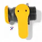 2" male npt valve assembly with ball and 2” camlock/quick connect