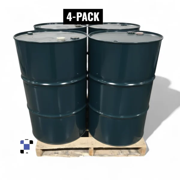 4 pack 55 gallon reconditioned non un tight head steel drum green ($54.15/pc)
