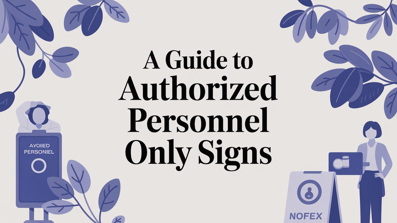 A Guide to Authorized Personnel Only Signs featured image ecdb4a0a bd9f 4396 9dca a3e98751ac7f.jpg