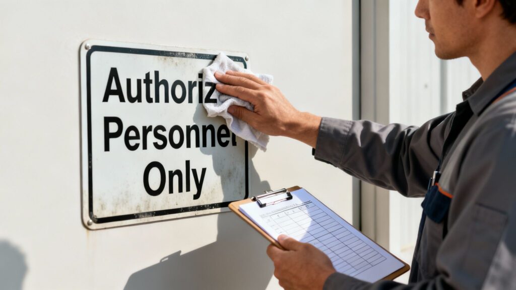 A Guide to Authorized Personnel Only Signs A custom